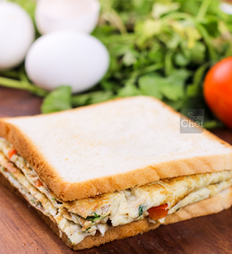 Bread Omelette Sandwich Recipe